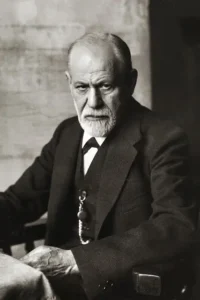 Girls With Daddy Issues: Black And White Perspectives 64 Sigmund Freud Portrait Explaining Psychoanalysis