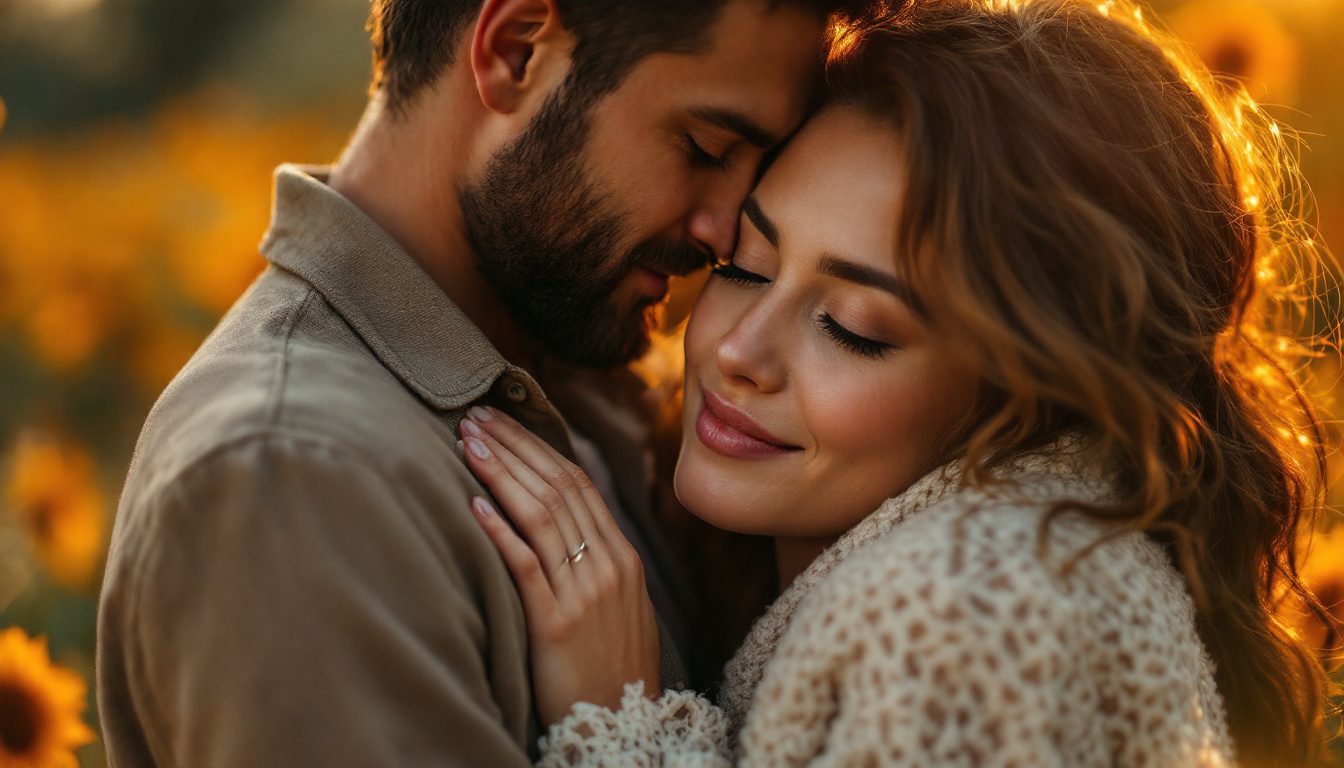 How Women Fall In Love: The Four-Step Process Revealed 25 A Couple In A Deep Embrace, Symbolizing The Final Stage Of Emotional Attachment Where A Woman Fully Falls In Love.&Quot;