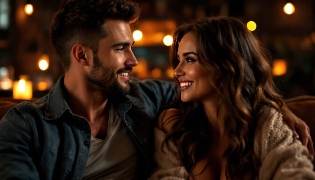 How To Make A Woman Want You Just By Talking: Attraction-Based Language Secrets 30 A Man Creating Attraction By Confidently Engaging A Woman In Conversation