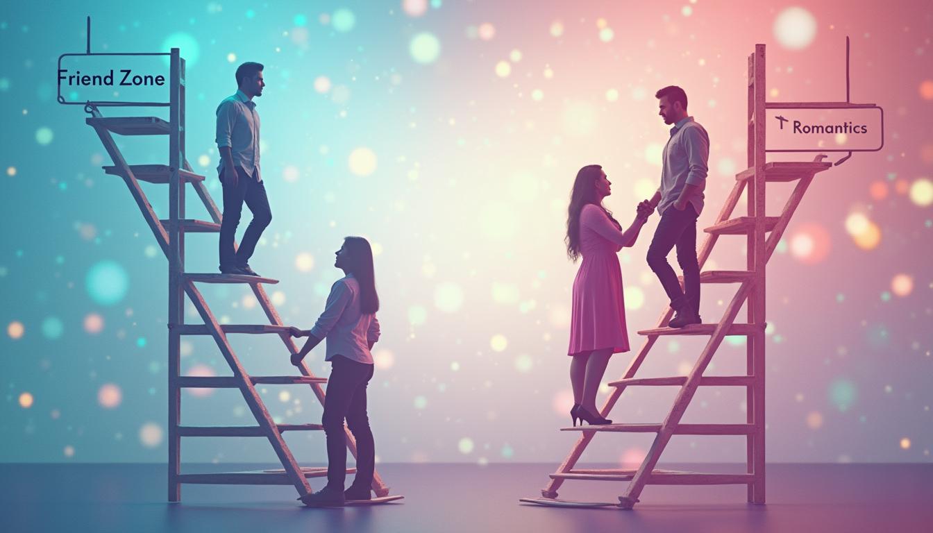 How Women Use The Friend Zone To Manipulate Men: Strategies And How To Avoid Them 43 A Visual Breakdown Of The Friend Zone Using The Ladder Theory, Explaining How Men And Women Categorize Relationships Differently.