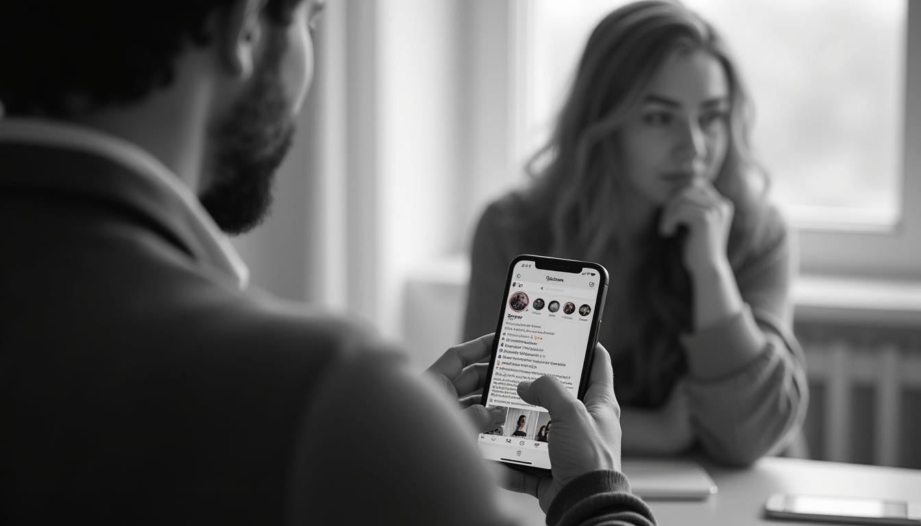 How Women Use The Friend Zone To Manipulate Men: Strategies And How To Avoid Them 50 A Man Engaging On Social Media While A Woman Enjoys Attention From Many, Illustrating How Digital Interactions Reinforce The Friend Zone Dynamic