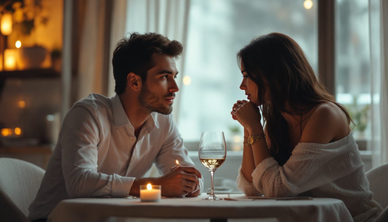 How To Attract A Woman Subconsciously: The Science Of Silent Seduction 28 Using Controlled Silence And Mystery To Attract A Woman Subconsciously, Showing Deep Engagement In Conversation.