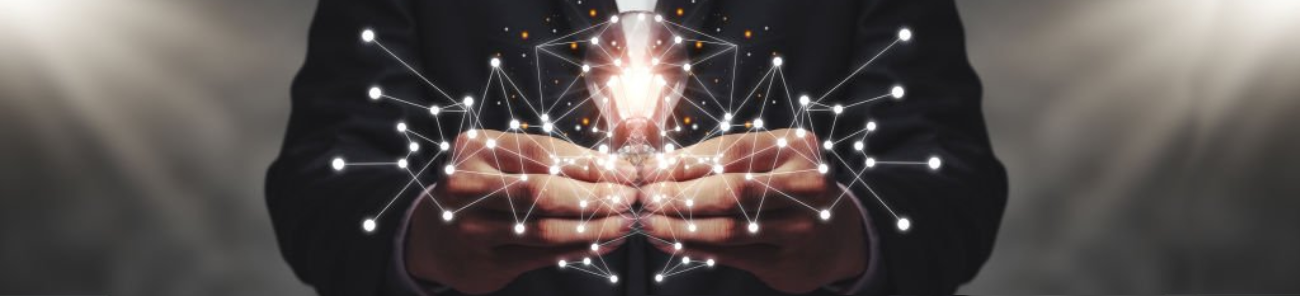 Nlp Seduction Patterns Explained: How To Captivate Anyone Instantly 42 A Person In A Suit Holding A Glowing Light Surrounded By Interconnected Neural-Like Nodes, Symbolizing The Foundational Concepts Of Neuro-Linguistic Programming (Nlp) And Human Connection