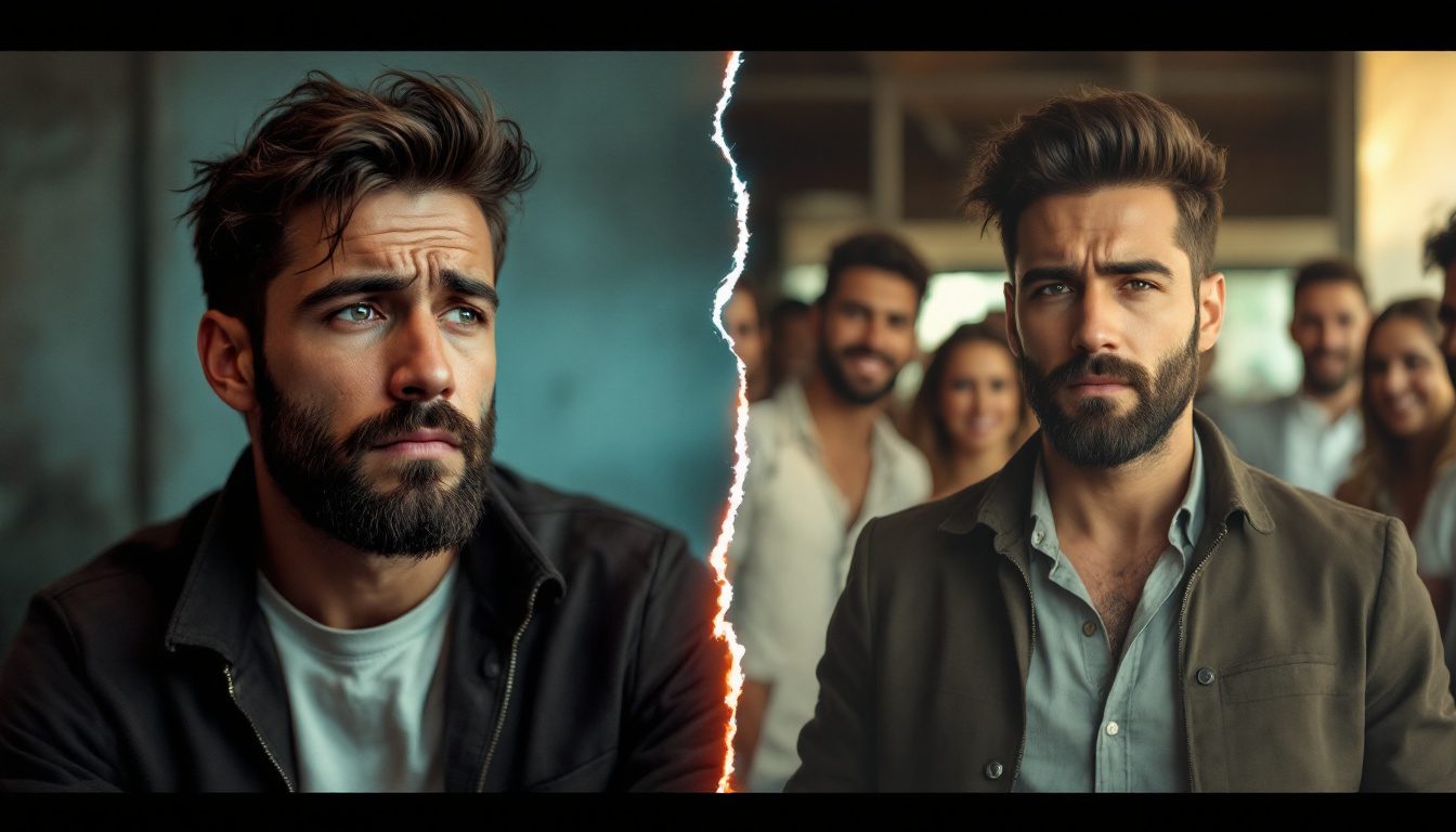How To Win Back Your Ex-Girlfriend When She Has A New Boyfriend 21 A Man Before And After Self-Improvement, Showcasing Confidence And Personal Growth After A Breakup