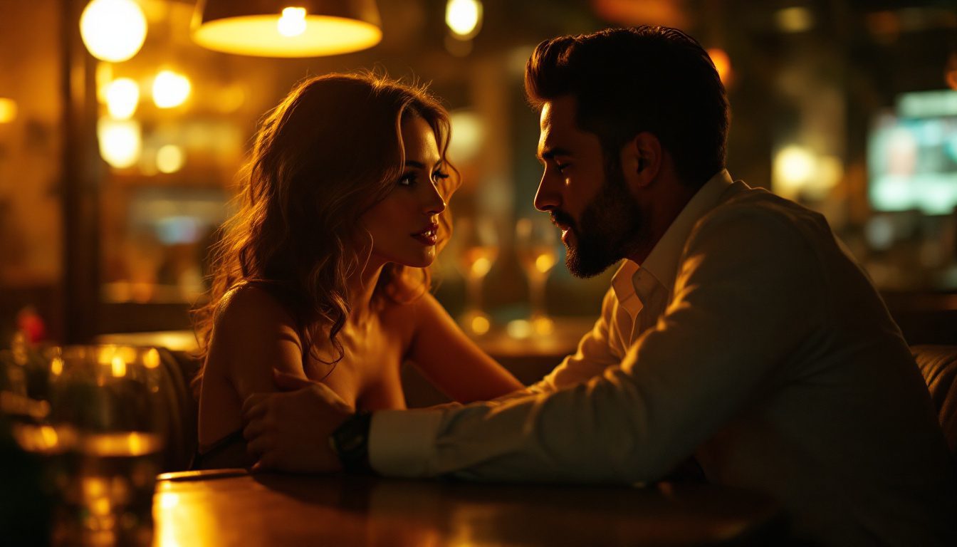 How To Use Nlp And Fractionation To Make A Married Woman Emotionally Addicted To You 34 Man Using Nlp And Fractionation To Make A Married Woman Emotionally Addicted Through Deep Psychological Conversation In A Dimly Lit Lounge.