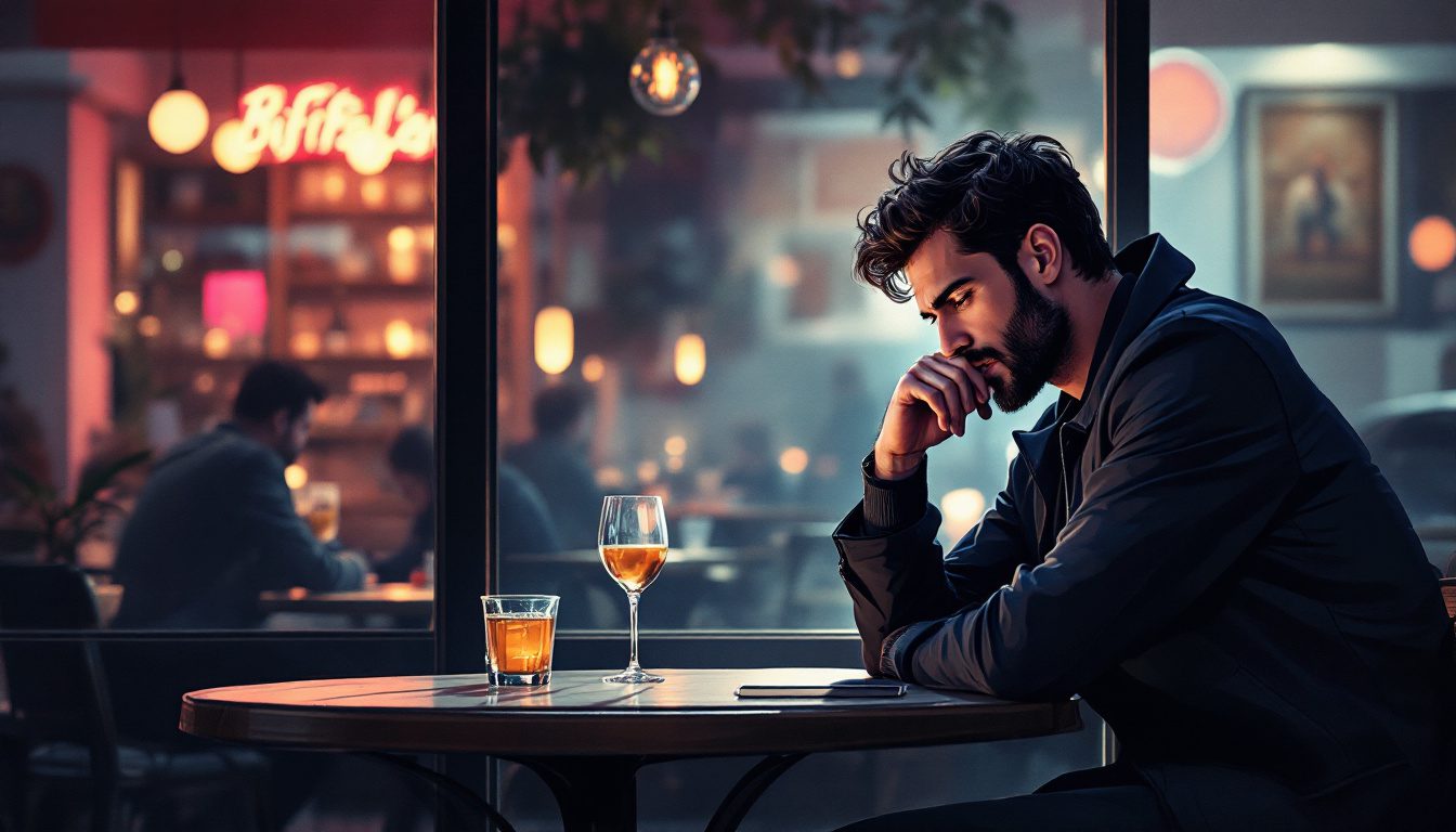 How To Win Back Your Ex-Girlfriend When She Has A New Boyfriend 20 A Man Contemplating How To Win Back His Ex-Girlfriend As She Enjoys Time With Her New Boyfriend.