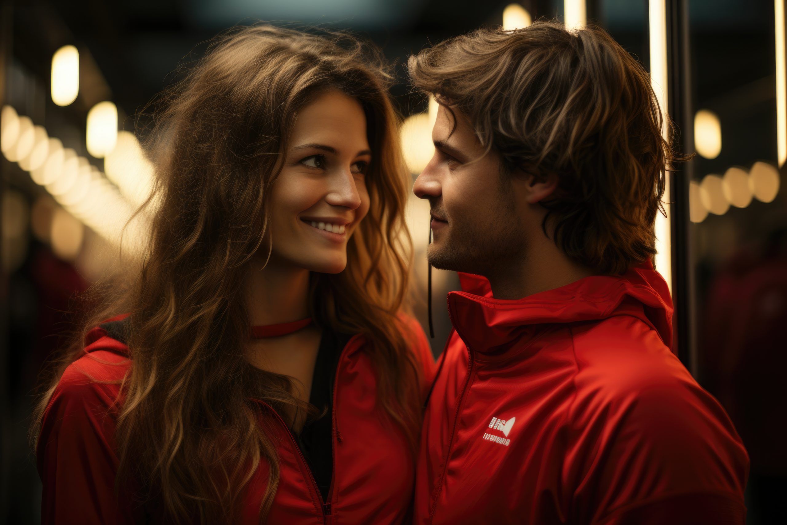 Why Qualifying Women Boosts Attraction - And How To Do It Naturally 26 Why Qualifying Women Boosts Attraction - Elegant In Love Couple, Holding Hands And Looking At Each Other With Pleasure. L, Generative Ia
