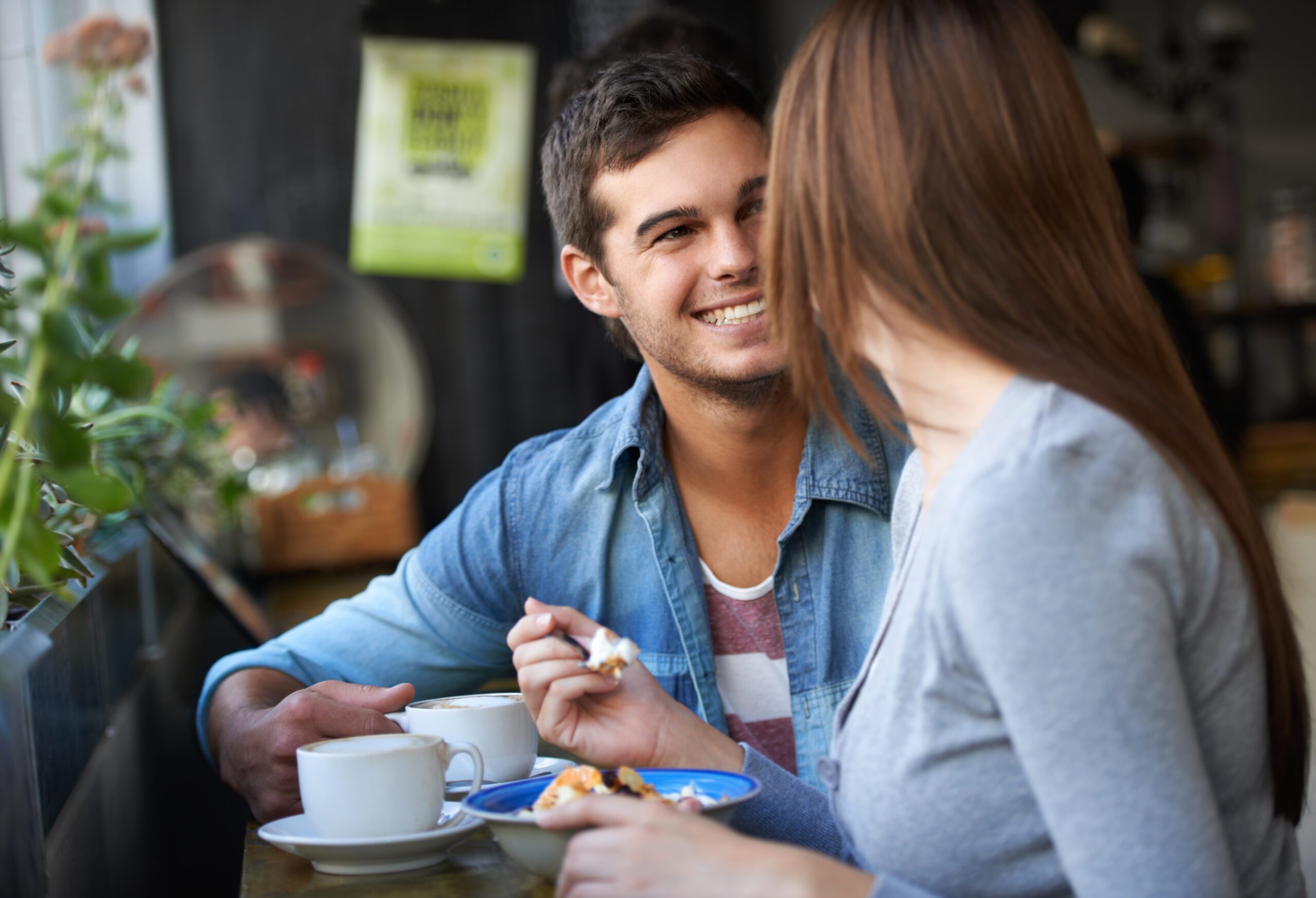 Mind Control Seduction Tricks: How To Seduce Women Covertly 45 Enjoying Afternoon Together Shot Young Couple Talking Cafe Scaled